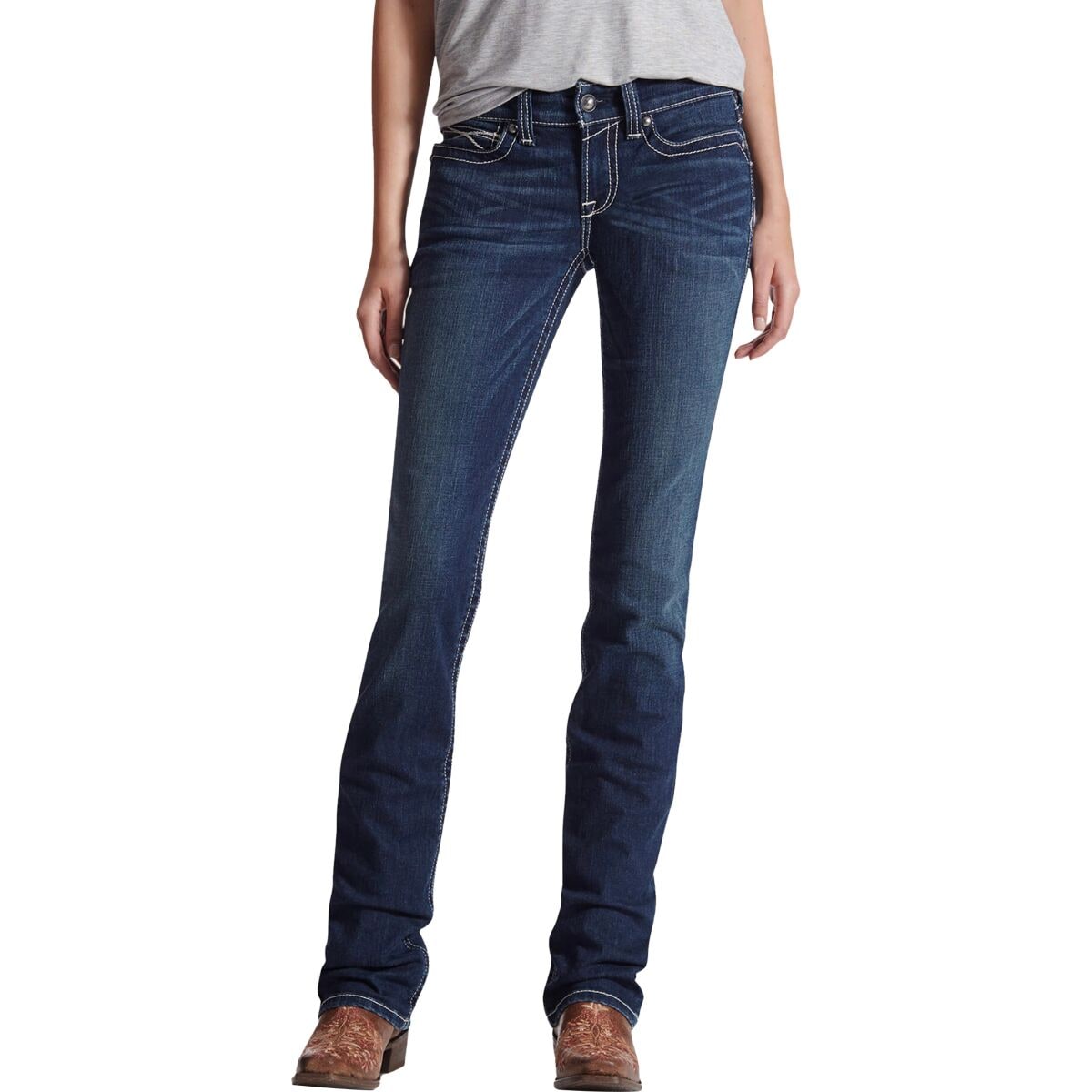 REAL MidRise Stretch Icon Stackable Straight Jean - Women