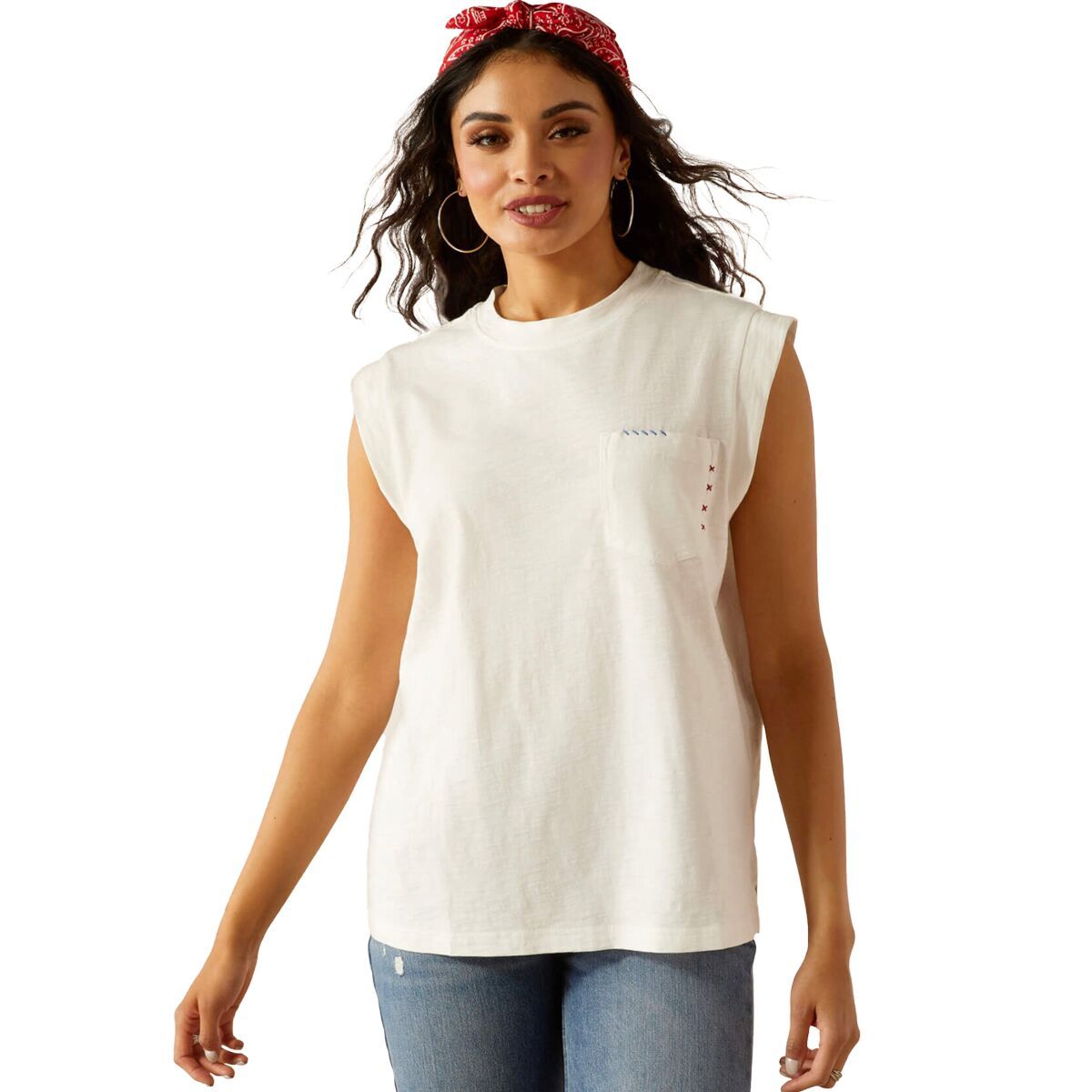 Ariat Repaired T-Shirt - Women's Cloud Dancer, XS