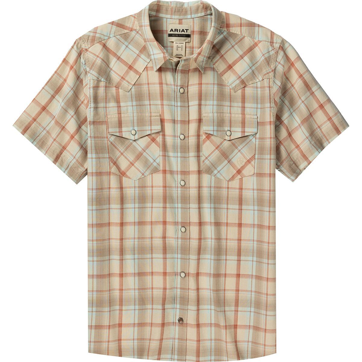 Ariat Horton Retro Fit Shirt - Men's Light Brown, M