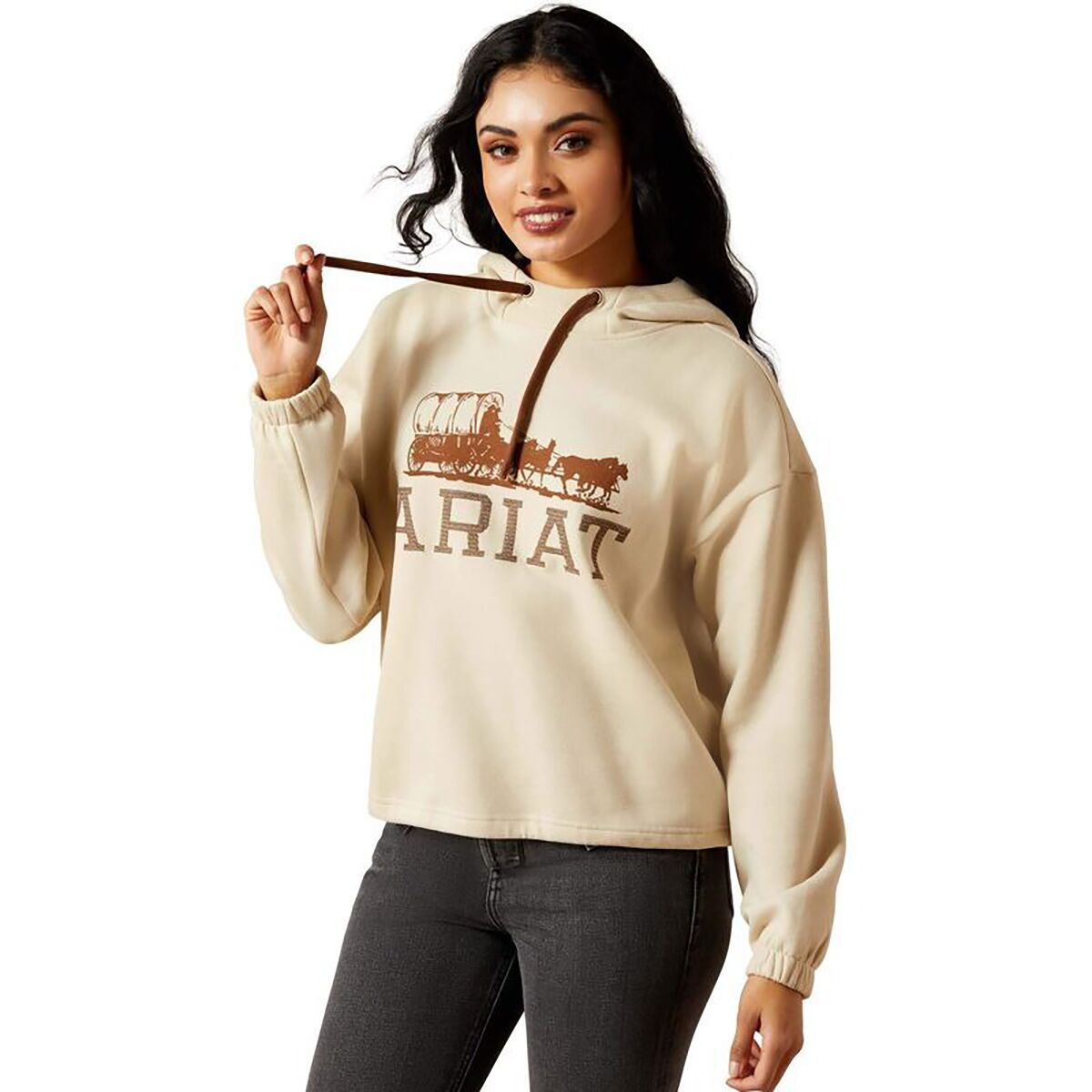 Image of Ariat Essential Hoodie - Women's Oyster Grey, M