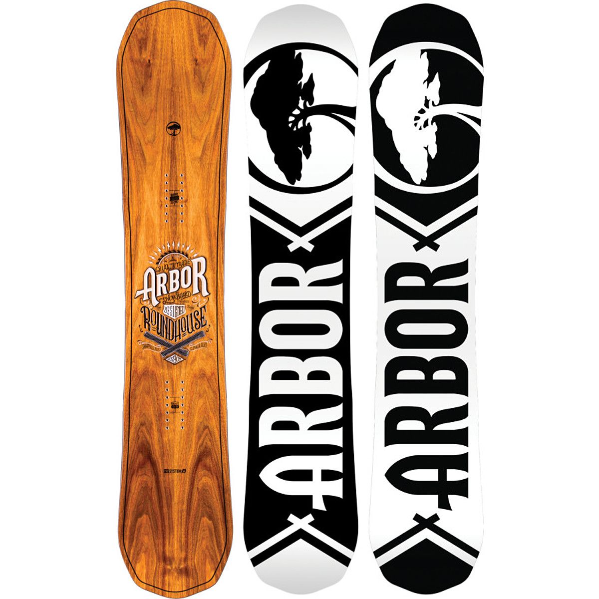 Arbor Roundhouse Snowboard - Wide - Snowboard