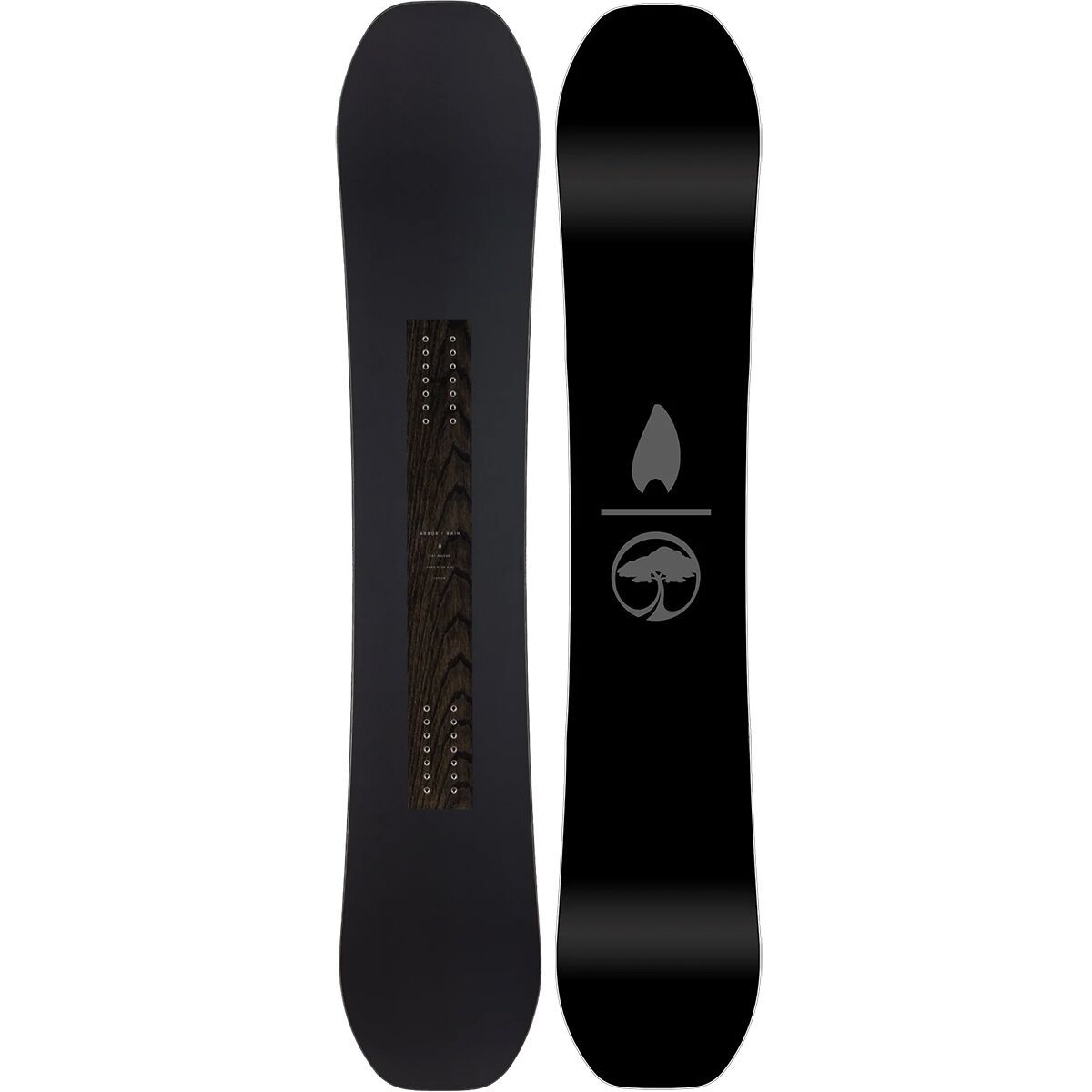 Arbor Candle Rain Camber Snowboard - 2025 Black, 158cm Wide
