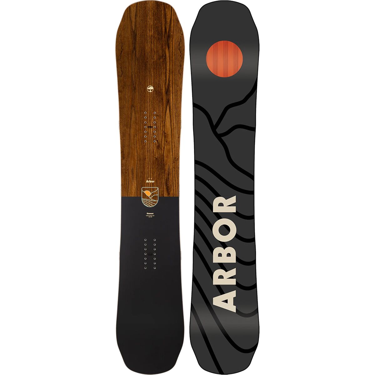 Arbor Arbor Element Rocker Snowboard - 2025 Natural, 156cm
