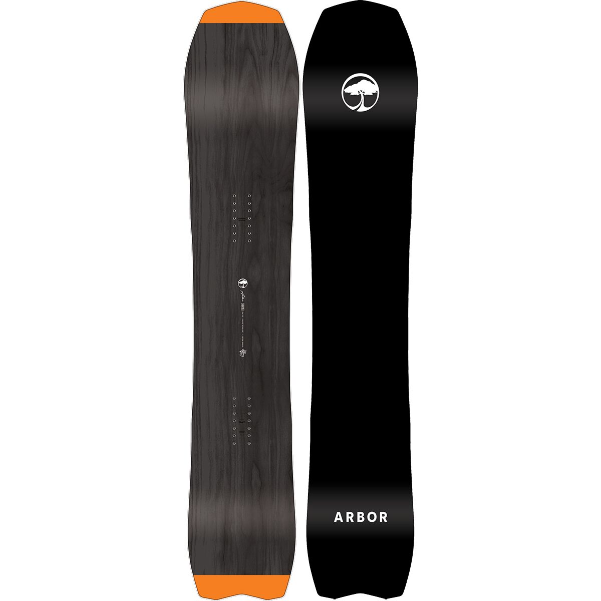 Image of Arbor GPS Snowboard - 2025 Natural/Orange, 156cm