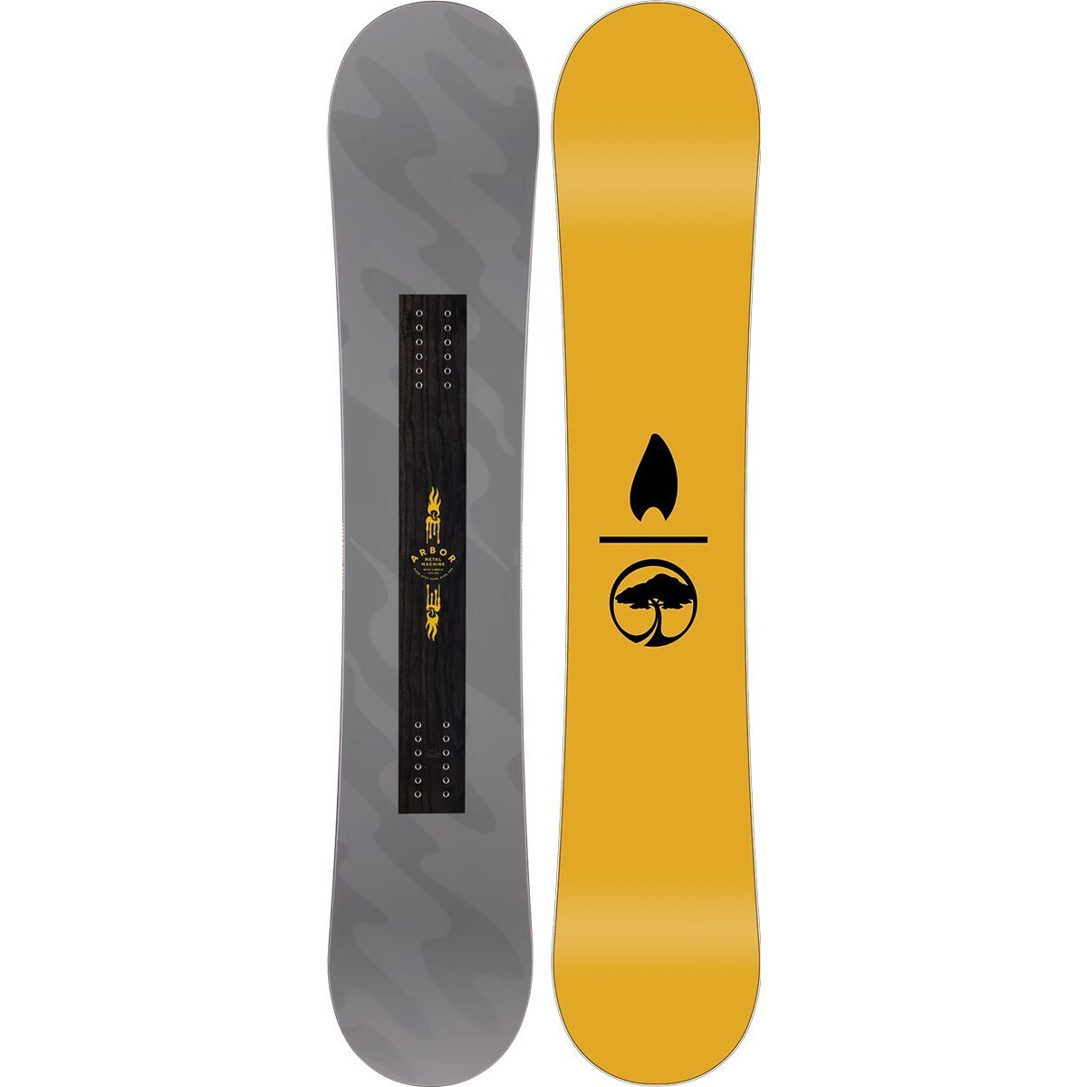 Arbor Metal Machine Snowboard - 2025 Grey, 150cm