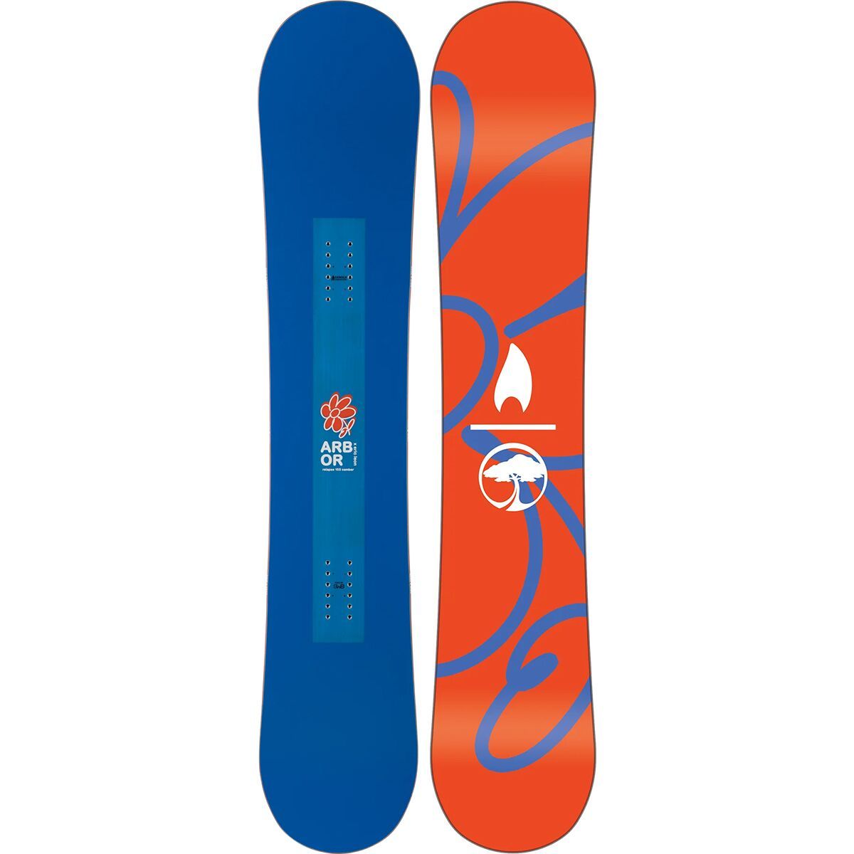 Image of Arbor Relapse Camber Snowboard - 2025 Blue, 153cm