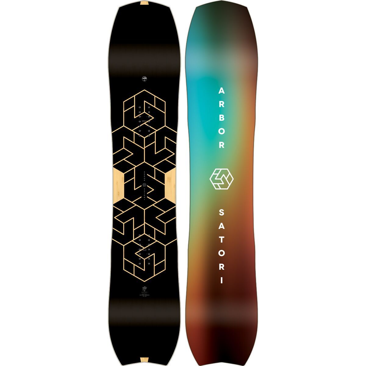 Arbor Satori Snowboard - 2025 Black, 154cm