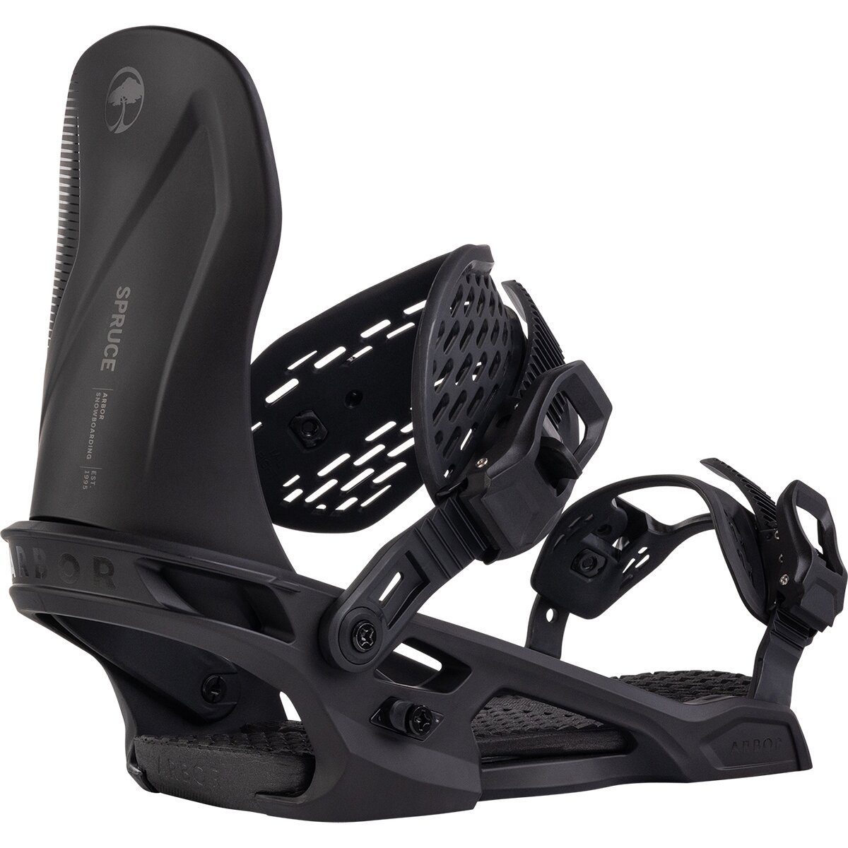 Image of Arbor Spruce Snowboard Binding - 2027 Black/Black, S