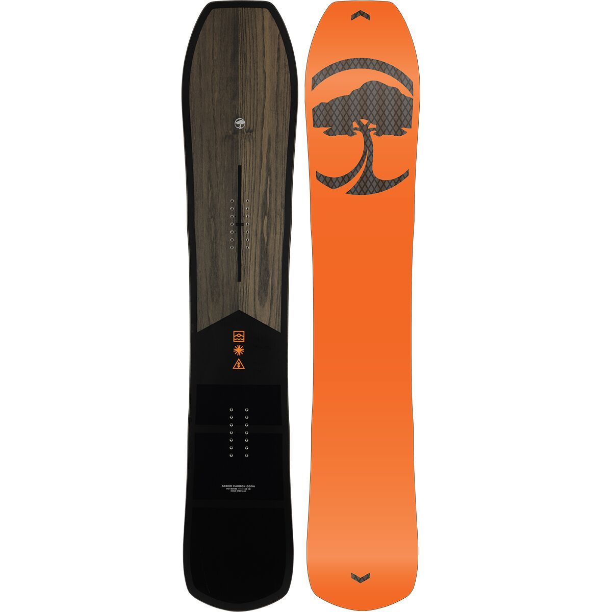 Image of Arbor Carbon Coda Snowboard - 2026 - Men's Black, 155cm
