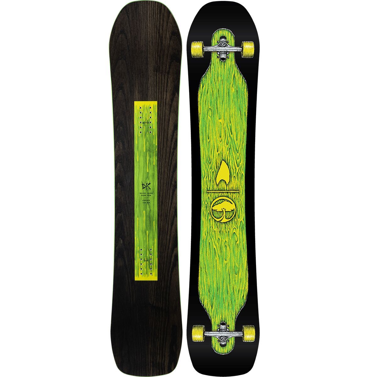 Image of Arbor Danny Kass Park Pro Snowboard - 2026 - Men's Black, 154cm