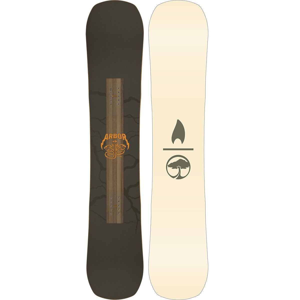 Image of Arbor Draft Snowboard - 2026 - Men's Olive, 152cm
