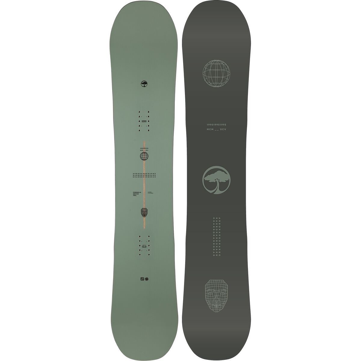 Image of Arbor Formula Decon Snowboard - 2026 - Men's Grey, 153cm