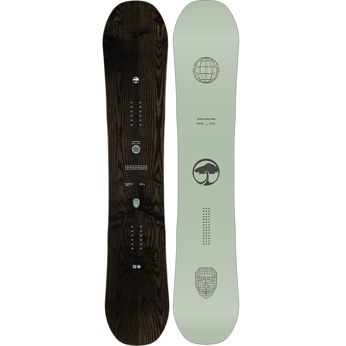 Image of Arbor Formula Snowboard - 2026 - Men's Natural/Grey, 162cm wide