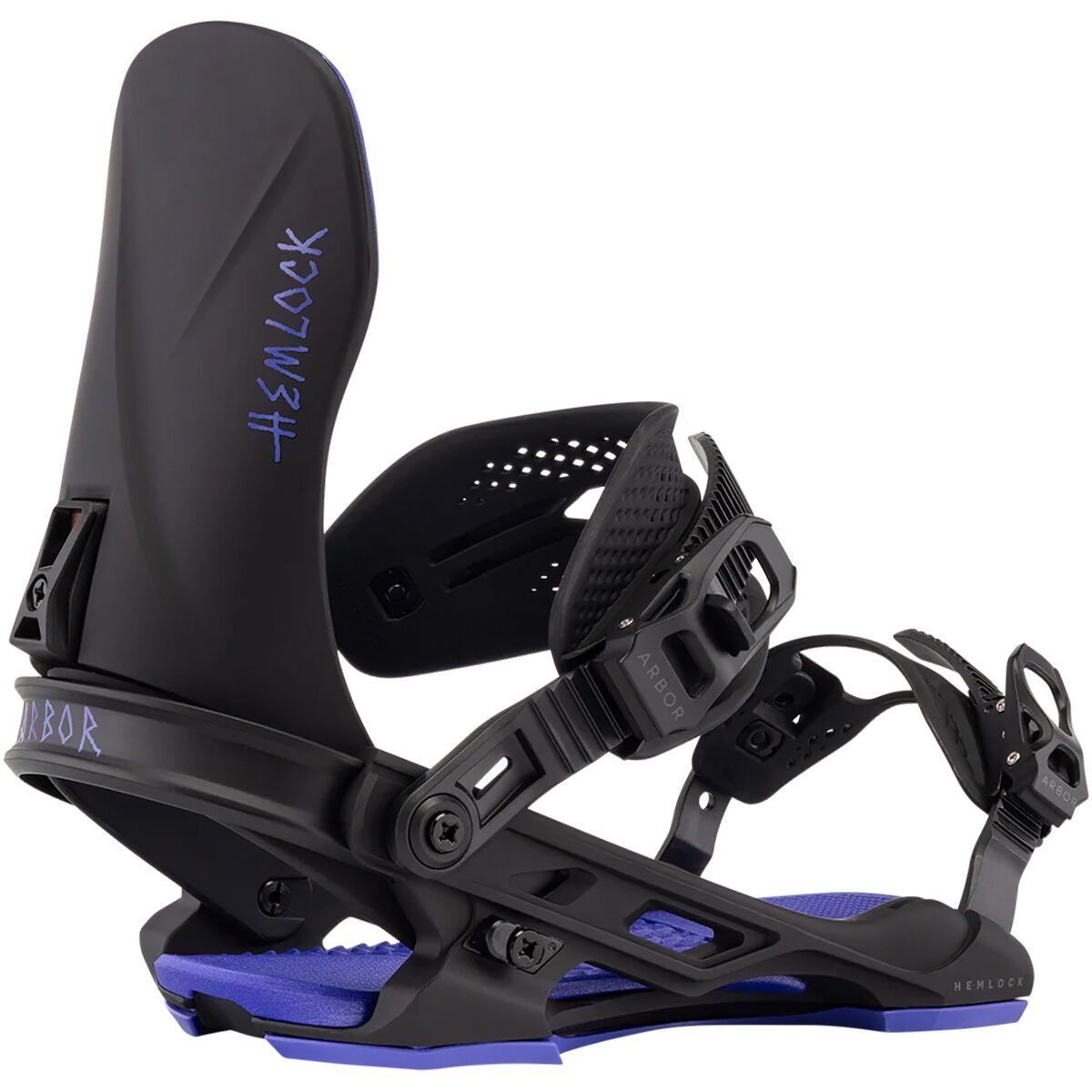 Image of Arbor Hemlock Snowboard Binding - 2026 - Men's Black/Purple, L
