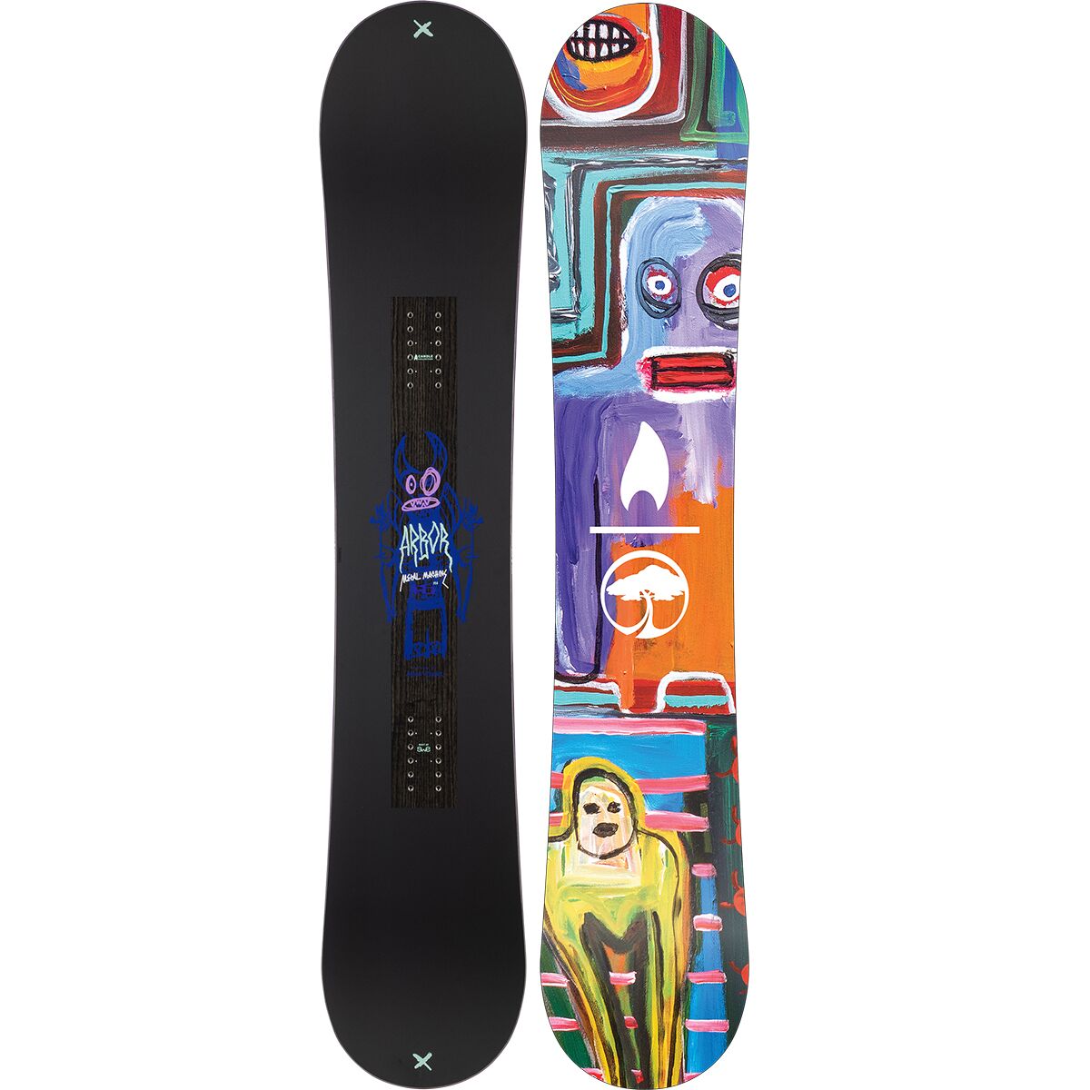 Image of Arbor Metal Machine Snowboard - 2026 - Men's Black, 153cm