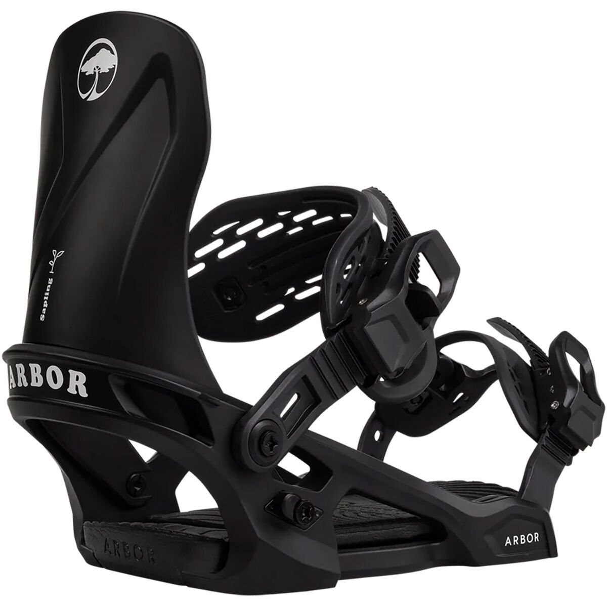 Arbor Sapling Snowboard Binding - 2026 - Kids' Black/White, S
