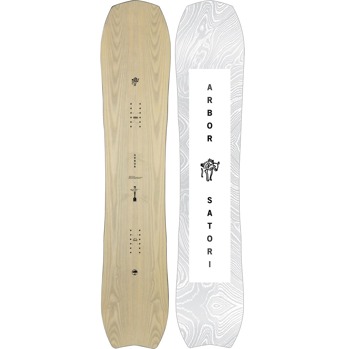 Image of Arbor Satori Snowboard - 2026 - Men's Natural, 148cm
