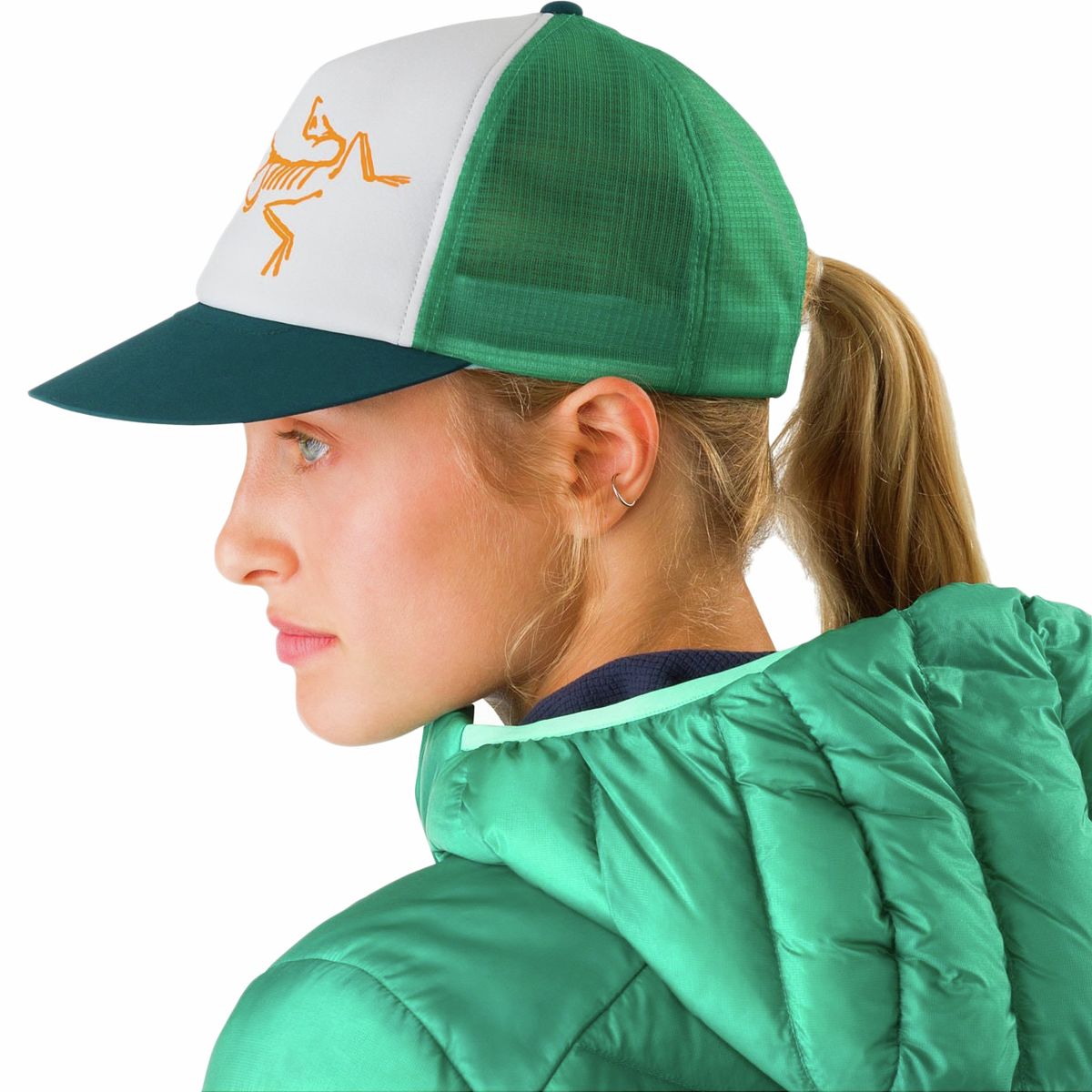 arcteryx bird trucker hat