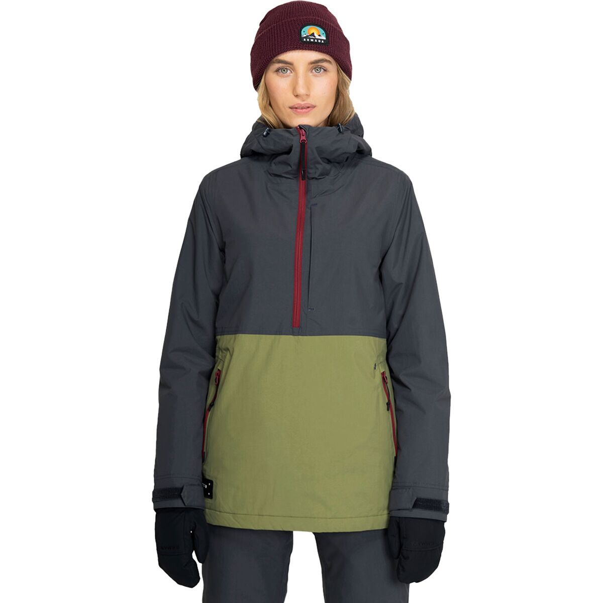 Image of Armada Castine Anorak Insulated Jacket - Women's Indigo, XS