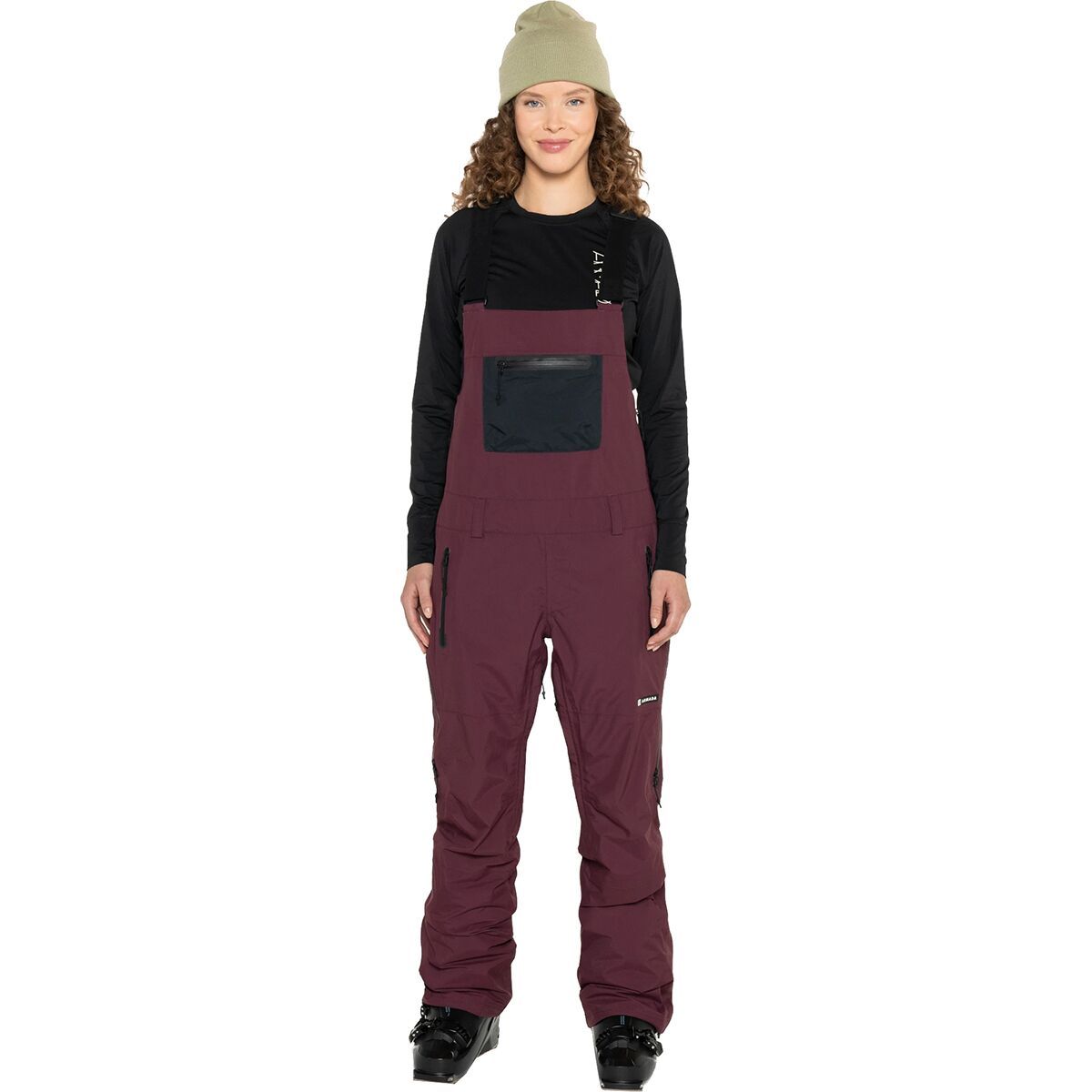 Armada Pascore Bib Pant - Women's Sassafras/Black, XS