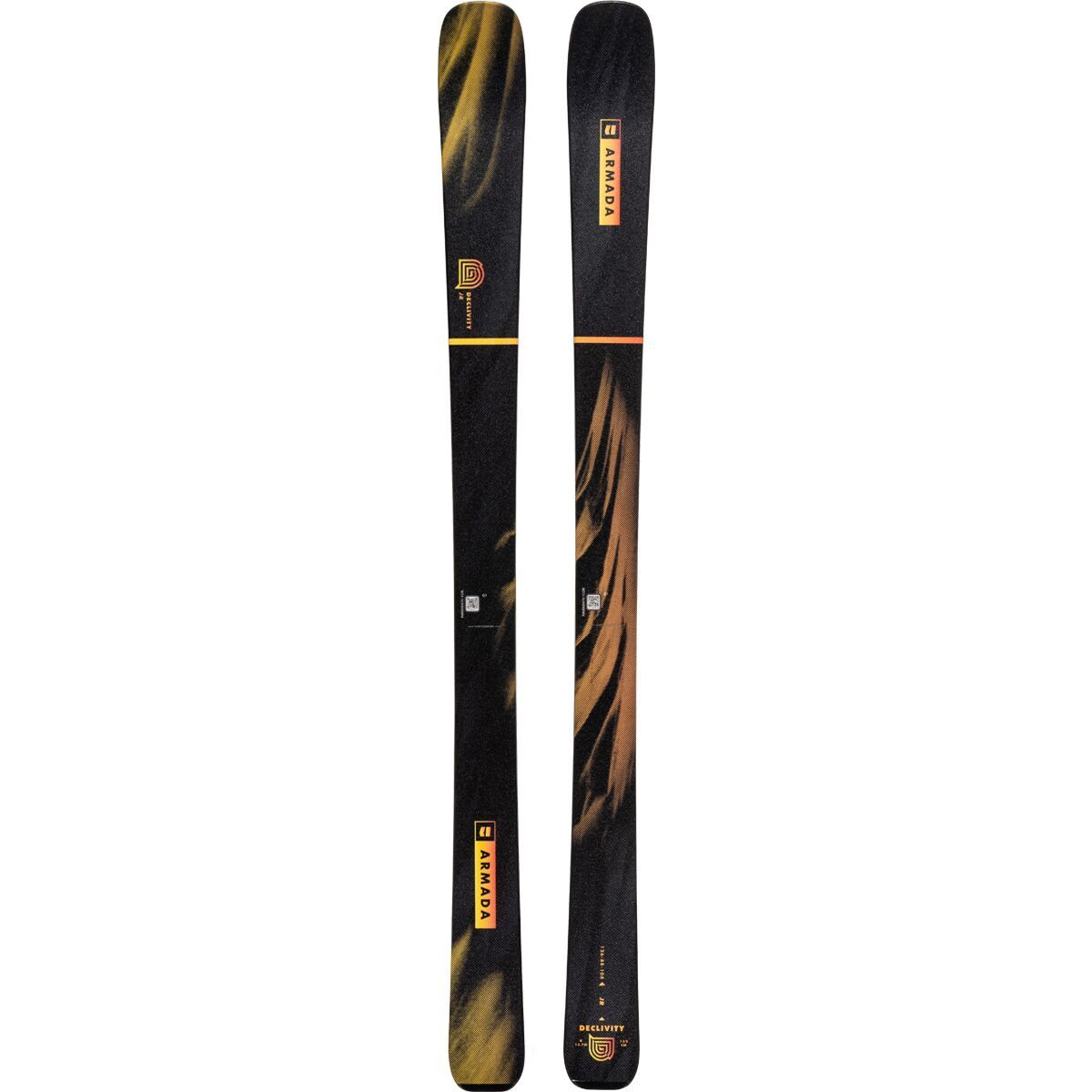 Armada Declivity Jr Ski - 2023 - Kids' Black/Orange, 152cm