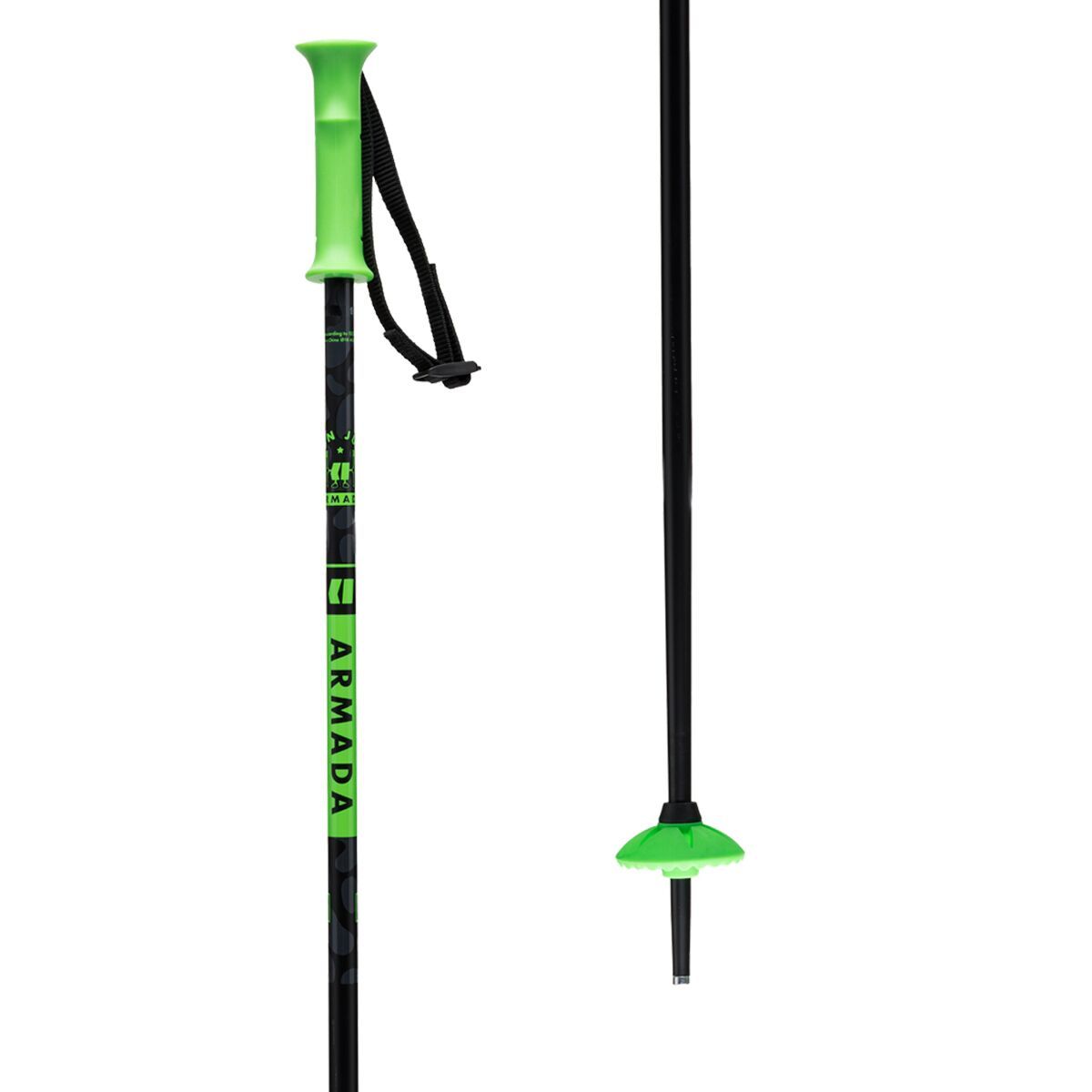 Image of Armada Legion Jr Ski Poles - Kids' Black, 85cm