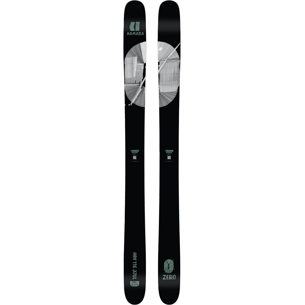 Image of Armada ARV 116 JJ Ultralite Ski - 2025 Black/White, 185cm