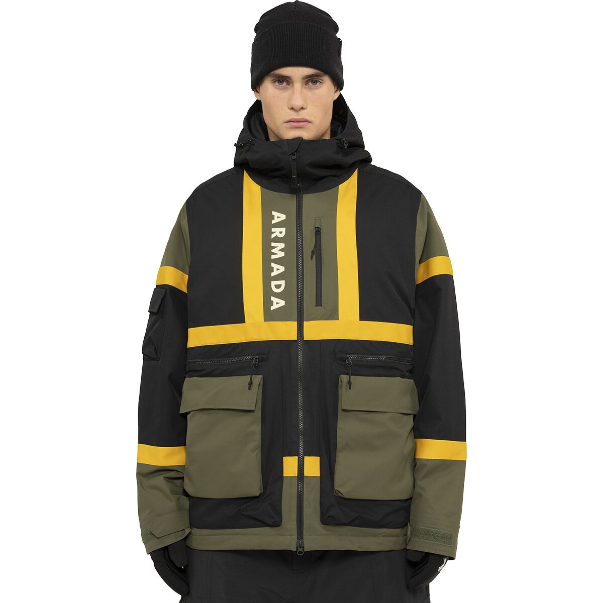 Image of Armada BDOG Jacket - Men's Olive/Black/Yellow, XL