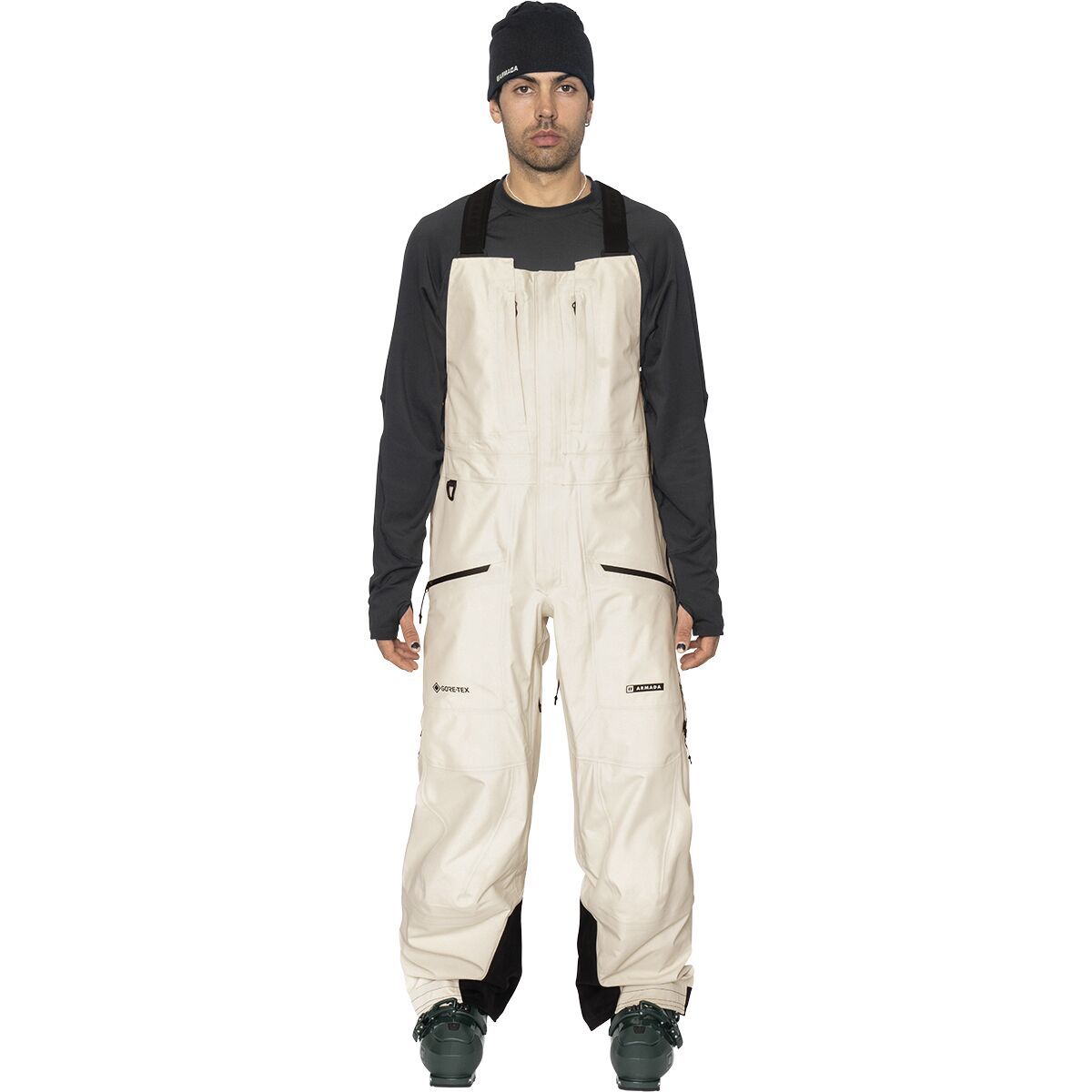 Image of Armada Coveted 3L GORE-TEX Bib Pant - Men's Cream, M