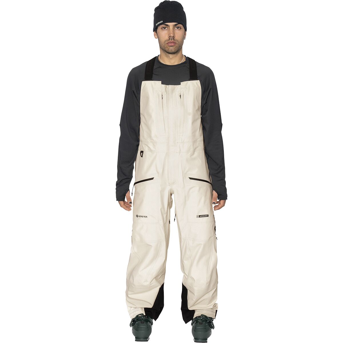 Image of Armada Coveted 3L GORE-TEX Bib Pant - Men's Cream, M