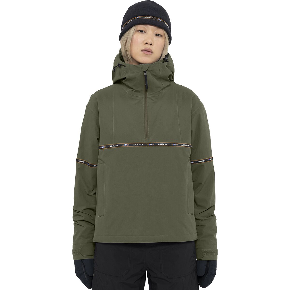 Image of Armada Madaket 2L Insulated Anorak Jacket - Women's Olive, XL
