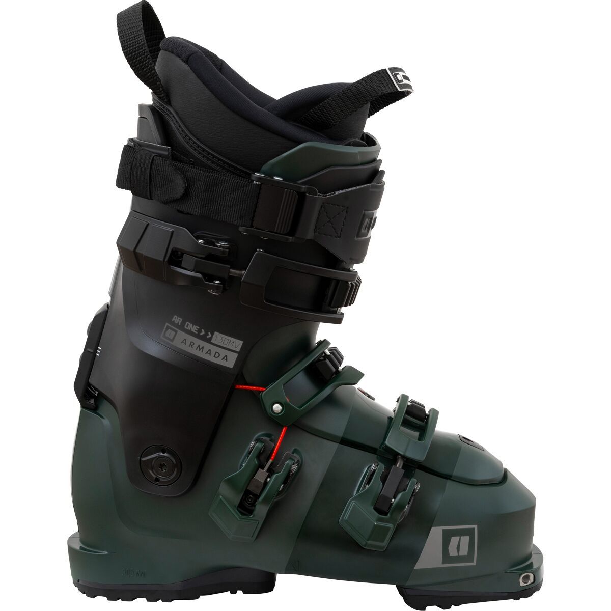 Image of Armada AR One 130 MV Boot - 2026 Black/Green, 29/29.5