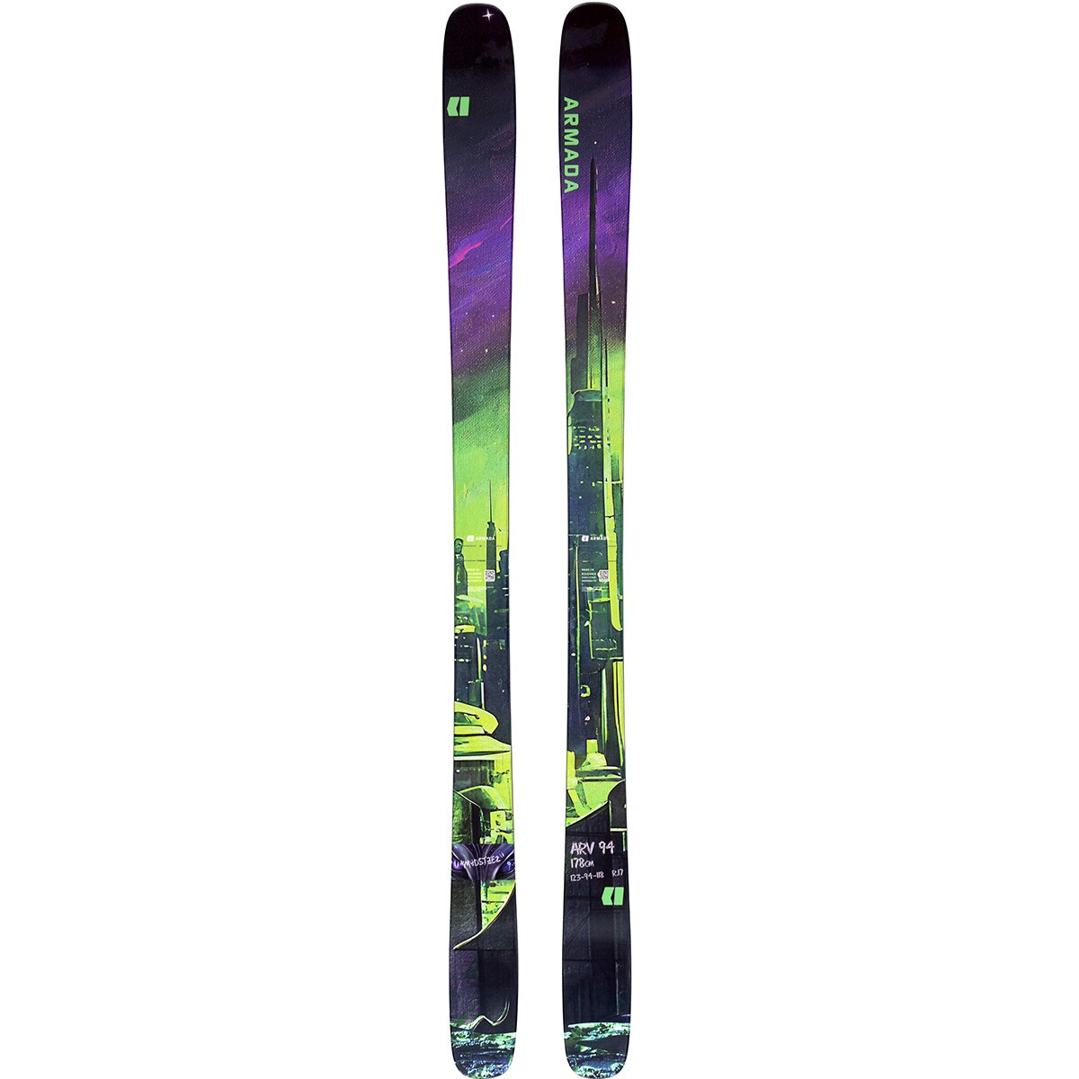 Image of Armada ARV 94 Ski - 2027 Madsteez Art, 178cm