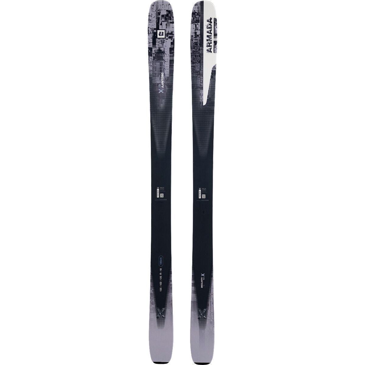 Image of Armada Declivity X 102 Ski - 2026 Black/White, 180cm