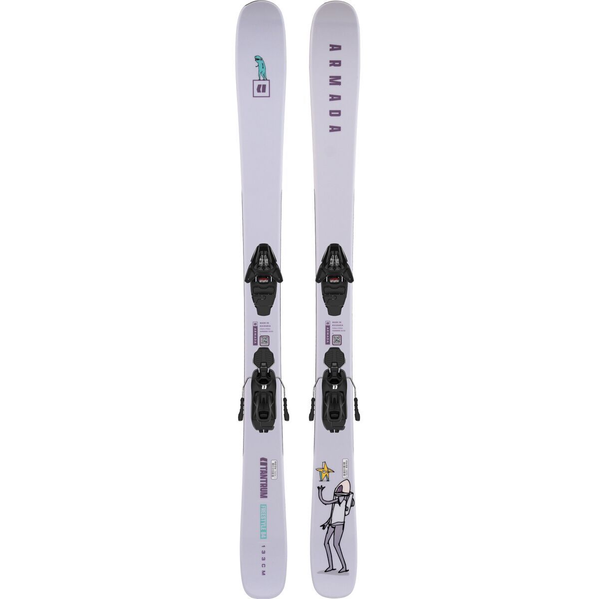 Armada Tantrum 84 Jr + C5 Ski - 2026 - Kids' Light Grey, 123cm
