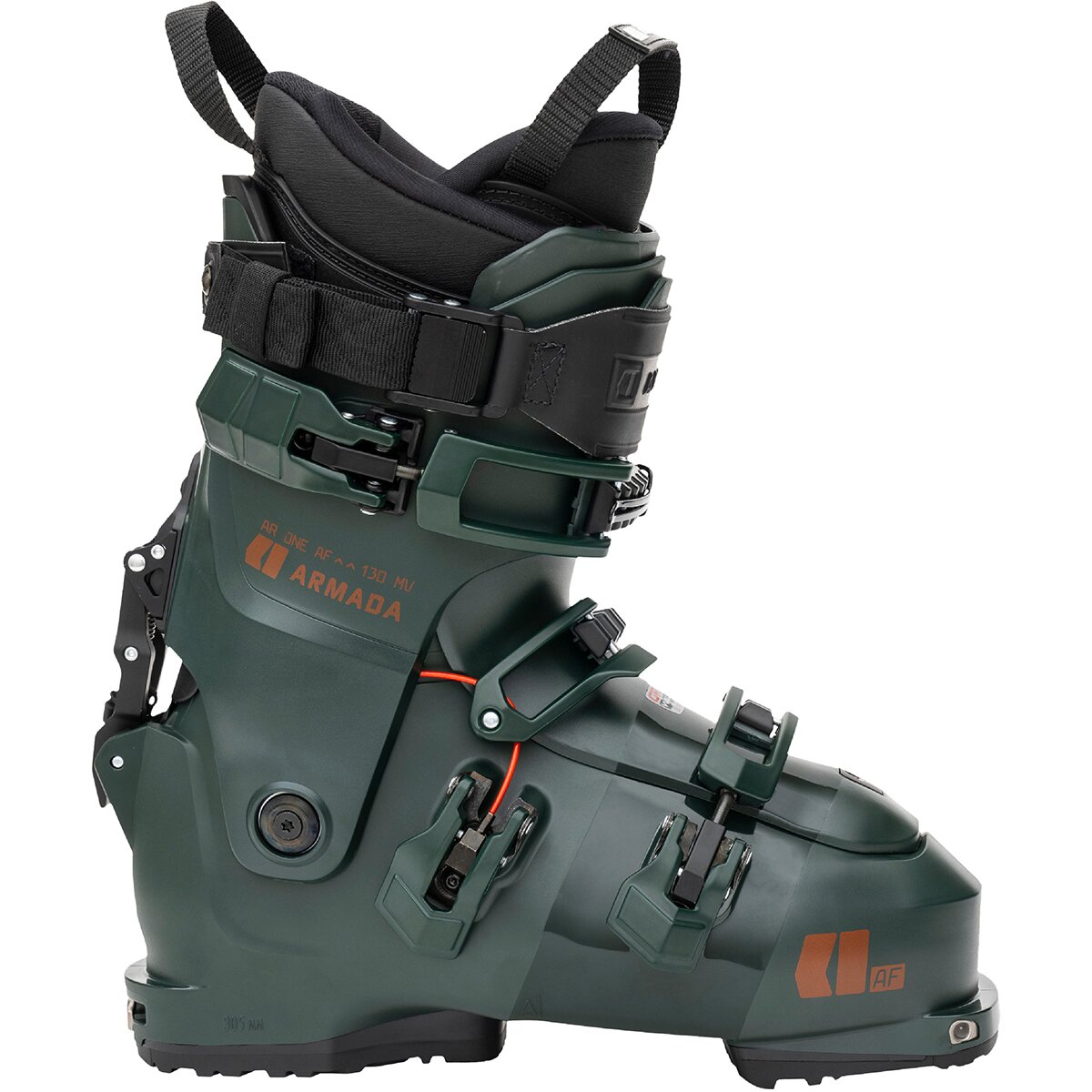 Image of Armada AR One AF 130 MV Ski Boot - 2027 Green/Green, 26/26.5