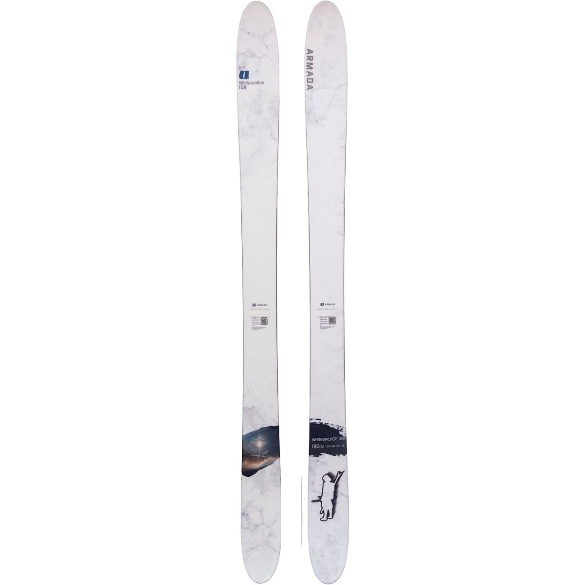 Image of Armada Whitewalker 108 Ski -2027 White, 174cm