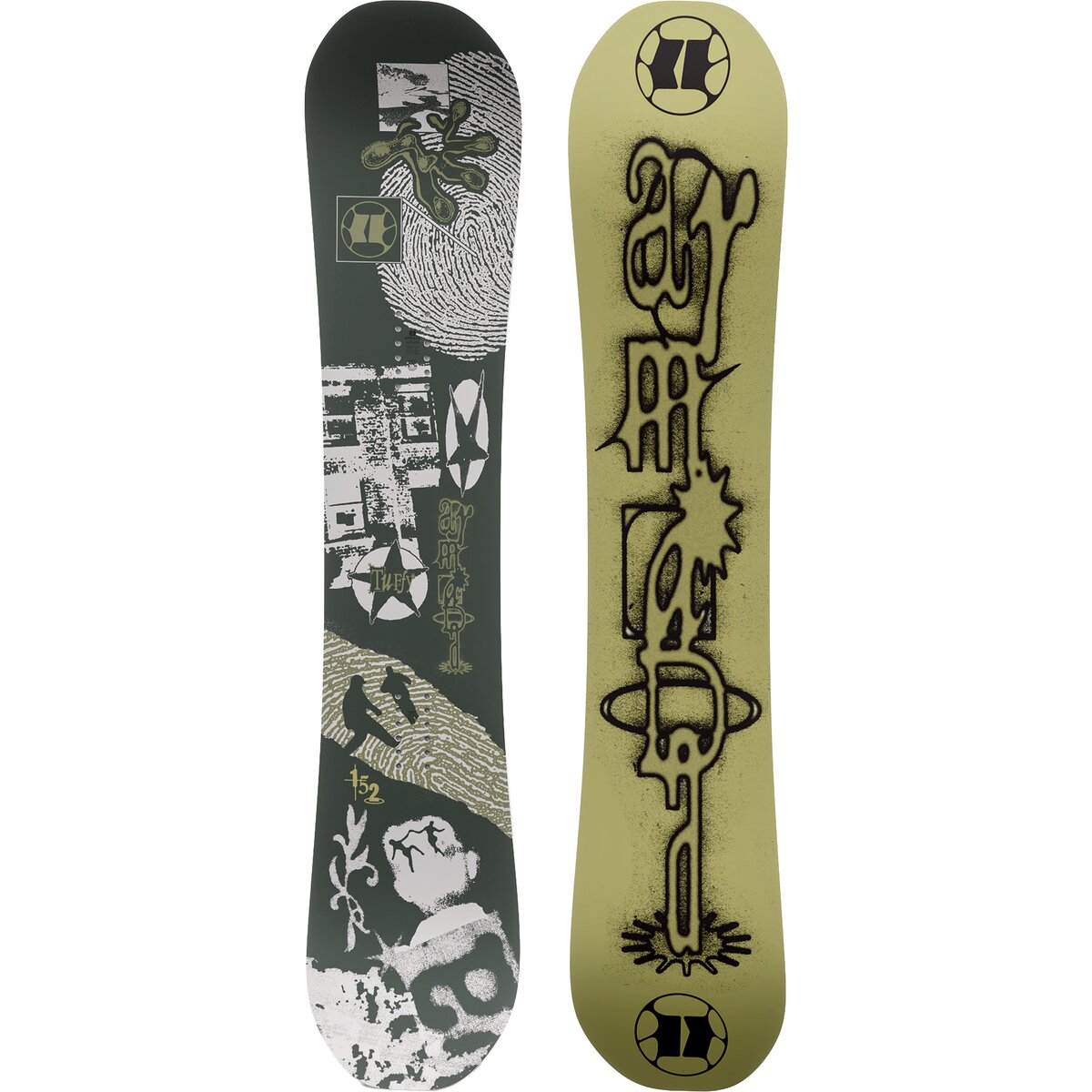 Image of Armada Tuffy Snowboard - 2027 Black/White, 152cm