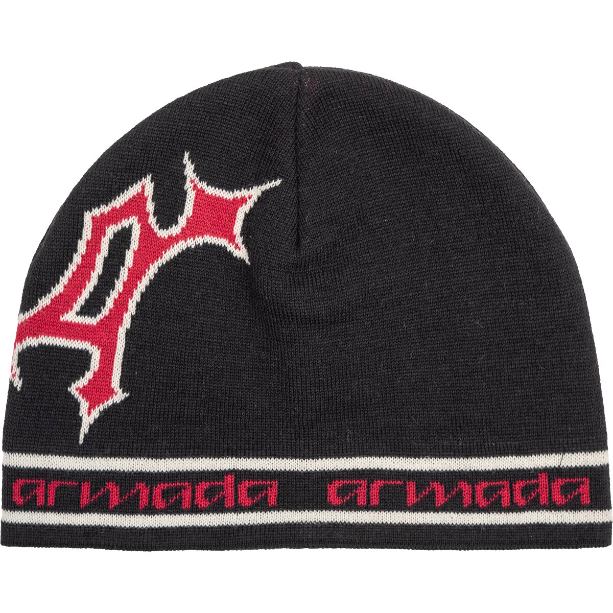Image of Armada AR Skully Beanie Black/Chile Ristra/Bone Dust, One Size