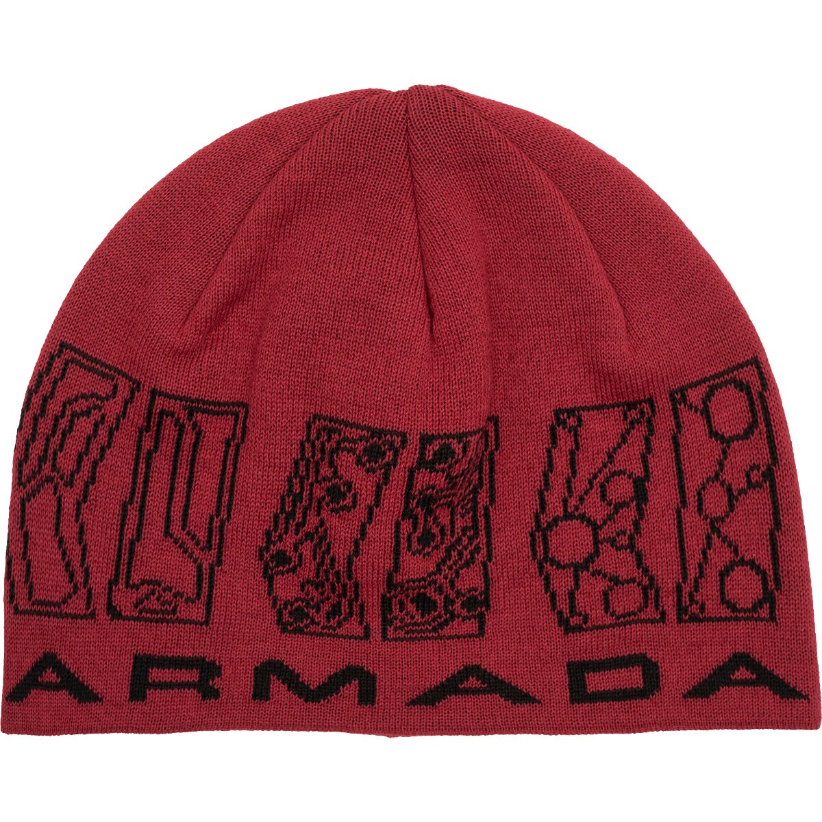 Image of Armada AR Skully Beanie Chile Ristra/Black, One Size