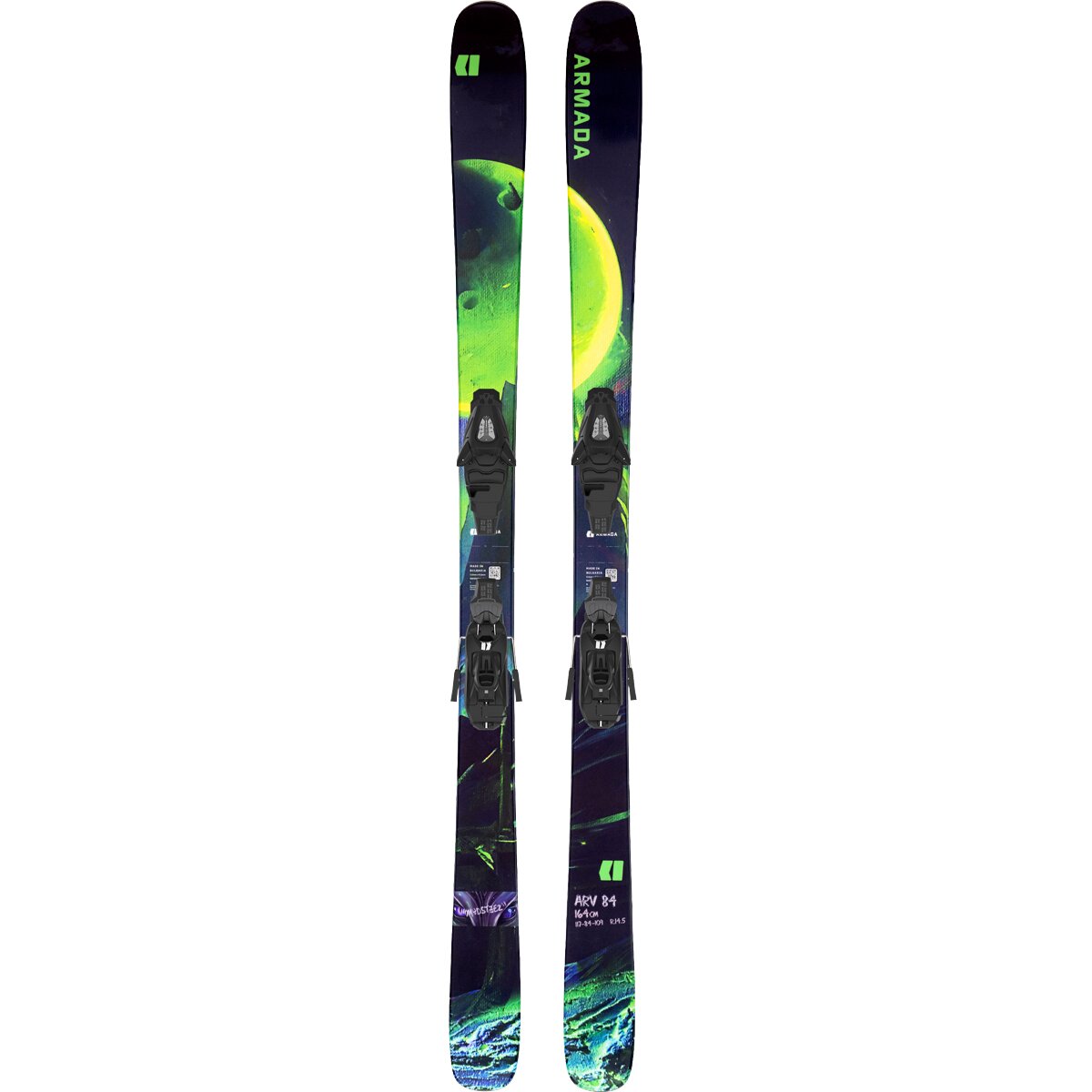 Image of Armada ARV 84 KID Ski + C5 Binding - Kids' Madsteez Art, 123cm