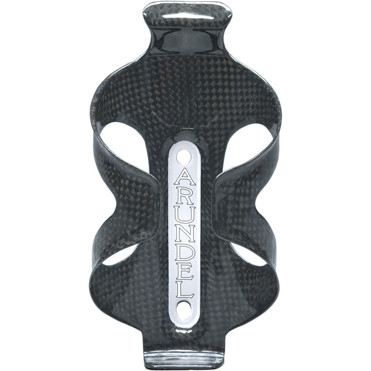 Image of Arundel Dave-O Water Water Bottle Cage Silver Carbon, One Size