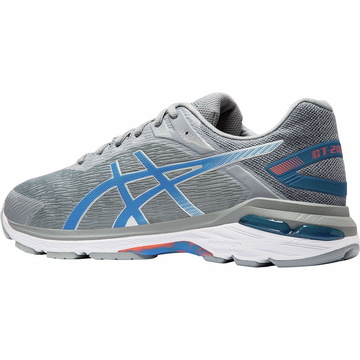 Asics GT-2000 7 Running Shoes, Mid Grey/White, Mens 7 M Men main image 3