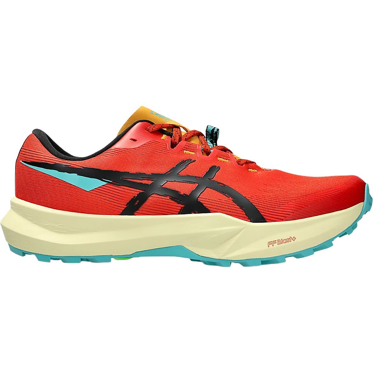 Image of Asics Fuji Lite 6 Trail Running Shoe - Men's Red Clay/Black, 13.0