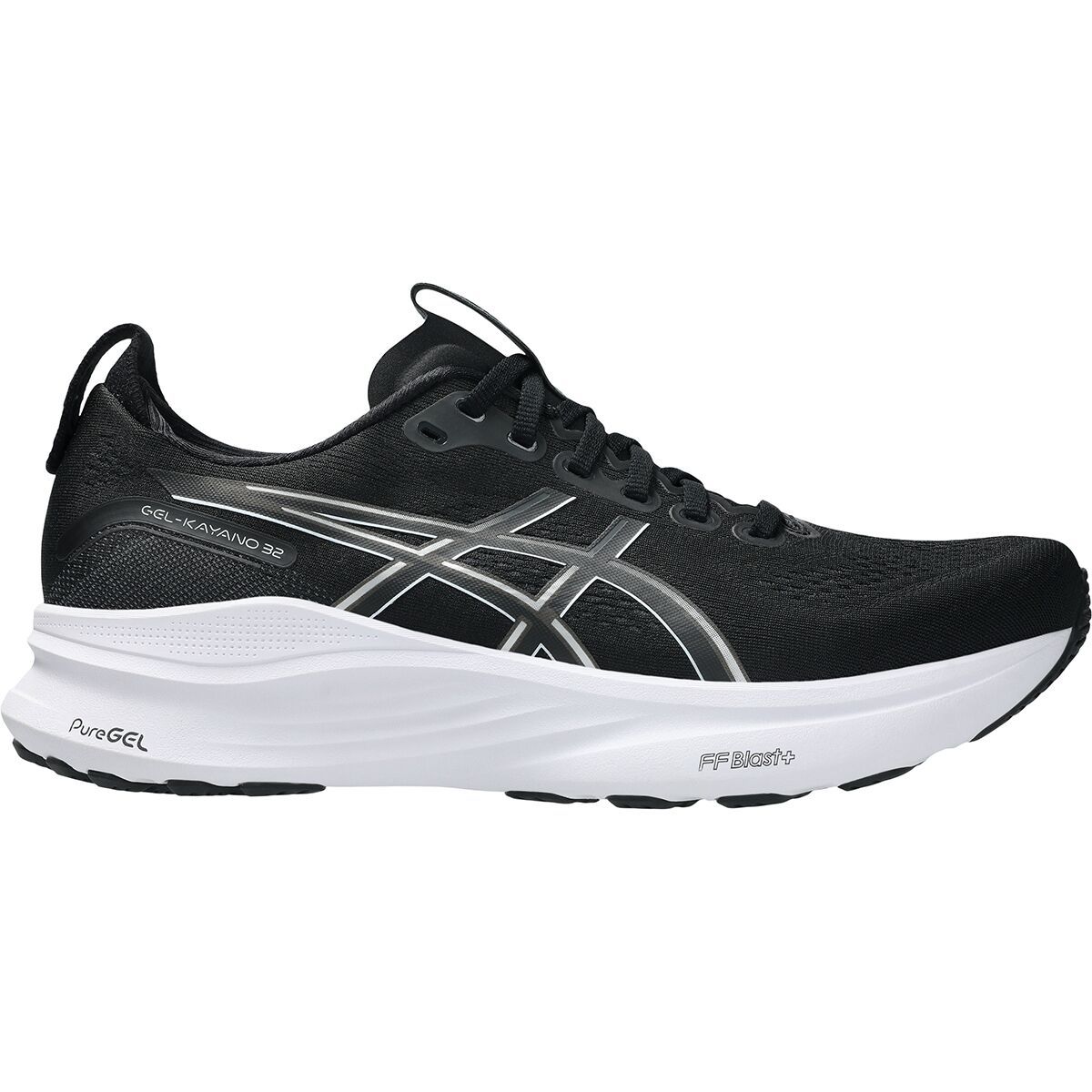Image of Asics Gel-Kayano 32 Running Shoe - Men's Black/White, 10.0