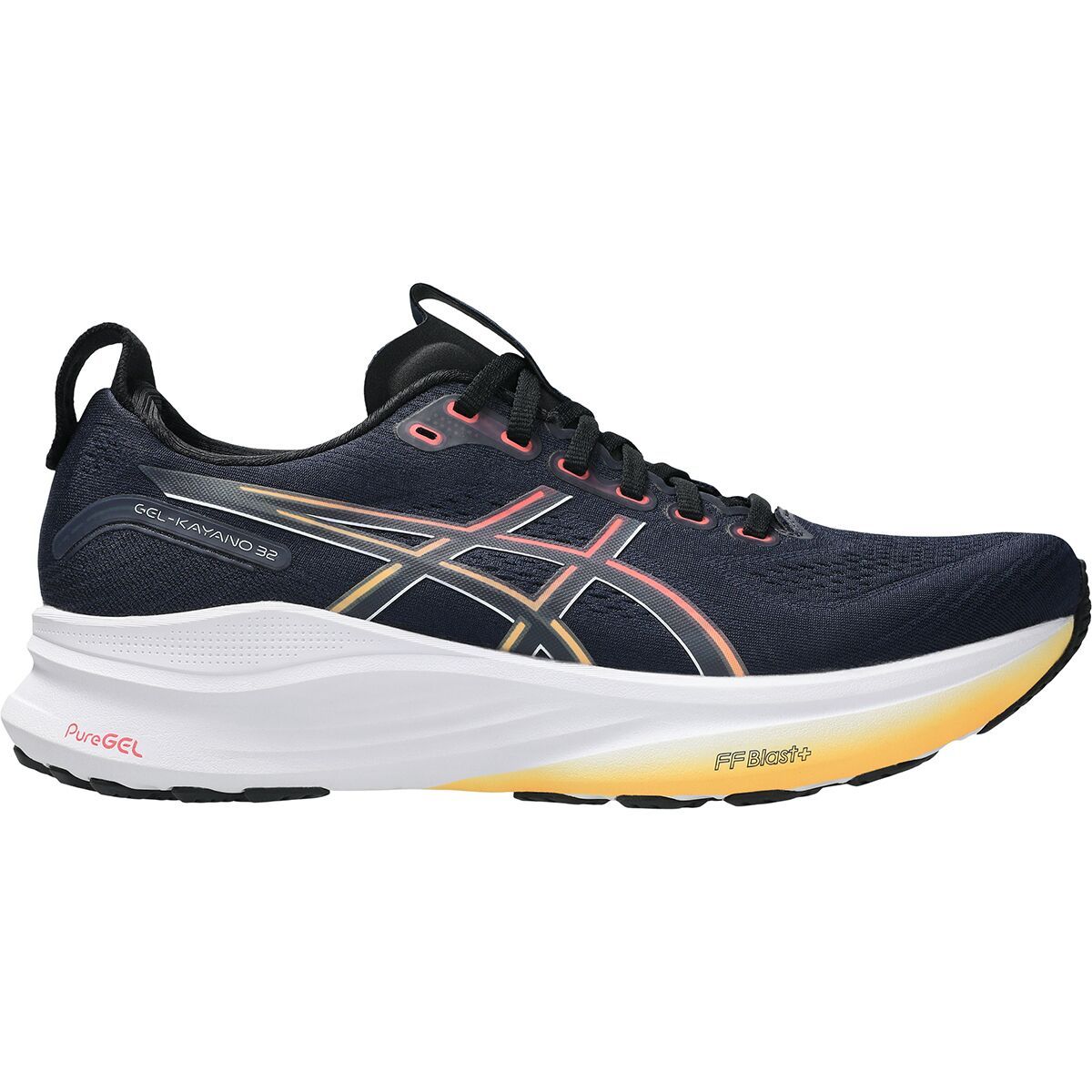 Image of Asics Gel-Kayano 32 Running Shoe - Men's Midnight/Black, 8.5