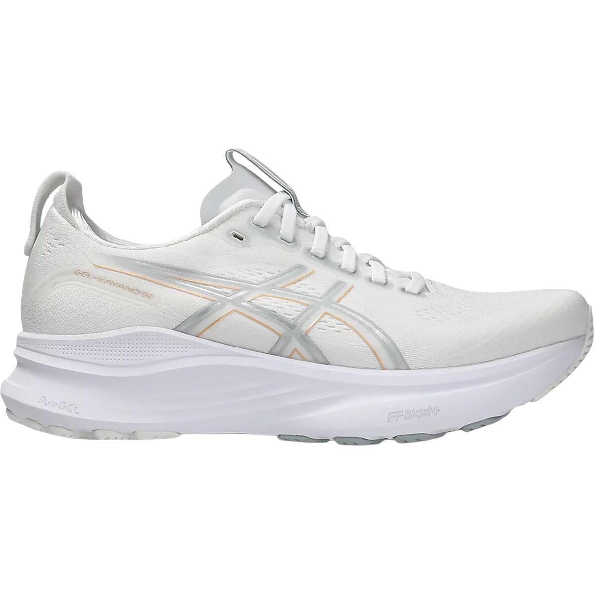 Asics Gel-Kayano 32 Running Shoe - Women's White/Champagne, 8.0