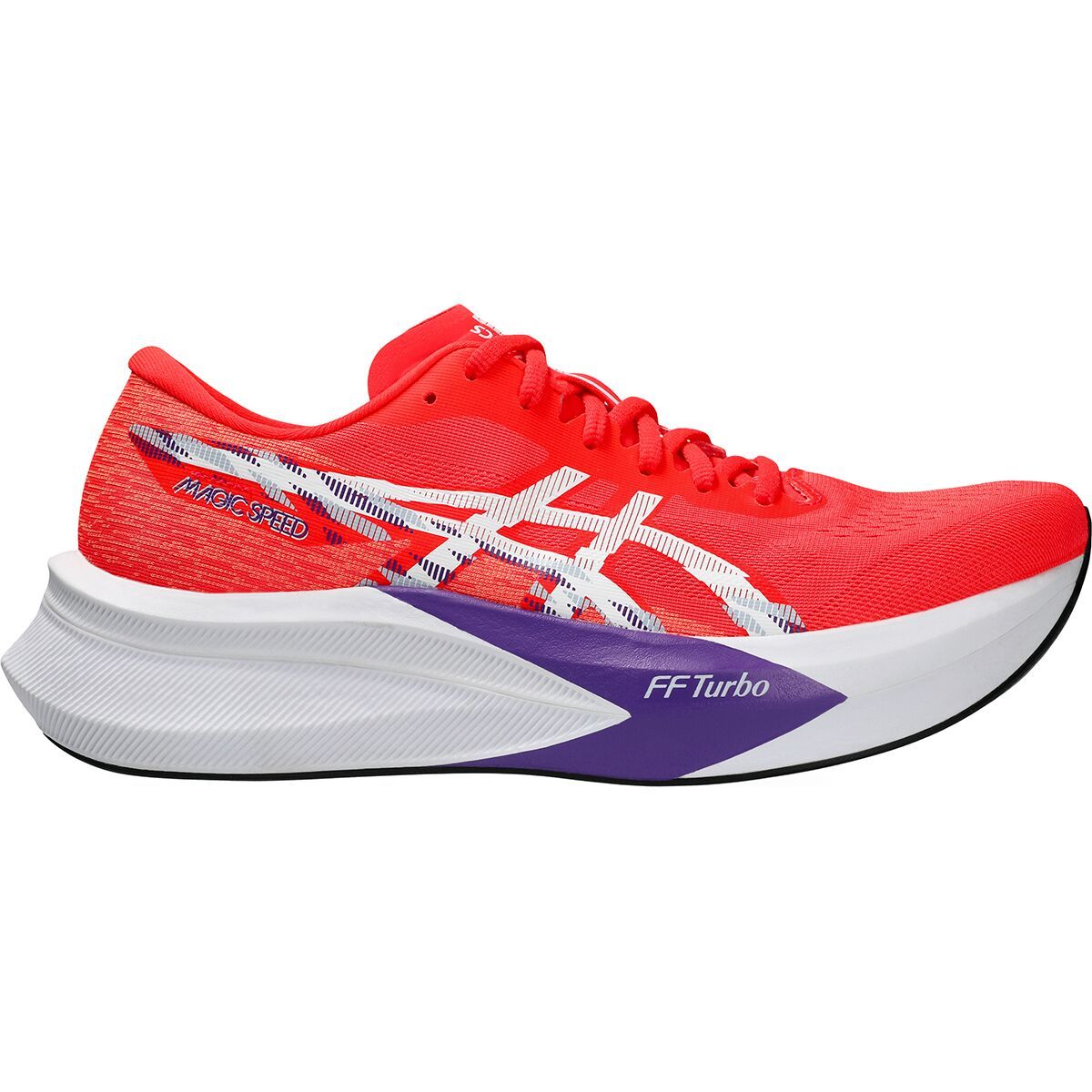 Asics Magic Speed 4 Running Shoe - Men's Flash Red/White, 9.0