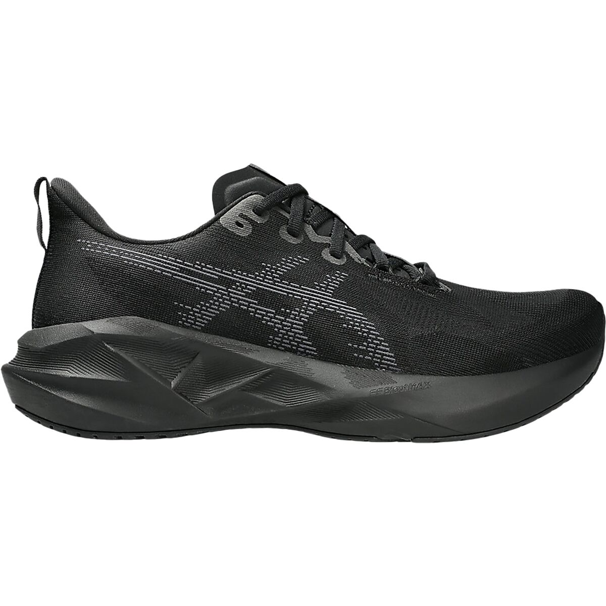 Image of Asics Novablast 5 Running Shoe - Men's Black/Carrier Grey, 9.0