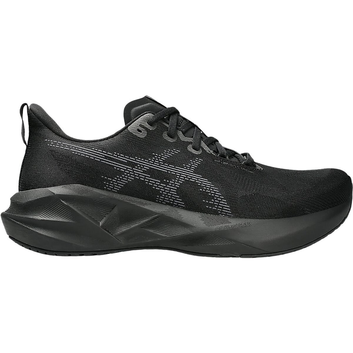 Image of Asics Novablast 5 Running Shoe - Men's Black/Carrier Grey, 11.5